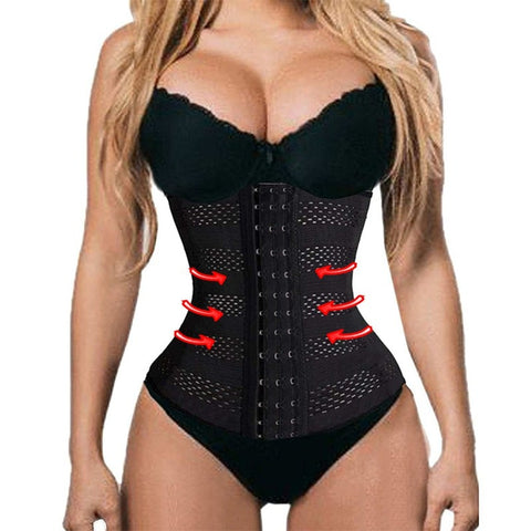 NINGMI Women Waist Trainer Slimming Modeling Belt Body Shaper Postpartum Fat Compression Pulling Underwear Belly Strap Corsets