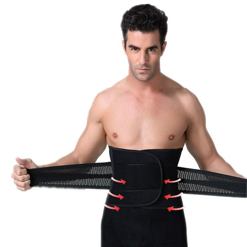 NINGMI Mens Males Waist Trainer Shaper Firm Control Weight Loss Belly Modeling Belt Corset Mans Shapewear Slimming Strap Cincher