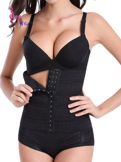 NINGMI Women Hot Shaper Waist Trainer Shapewear Postpartum Lady Weight Loss Body Shaper Belly Belt Strap Cincher Corset Bustier