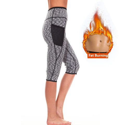 NINGMI Hot Pants Women Keep Warming Sweat Sauna Neoprene Short Legging Control Panties Body Shaper Waist Trainer Slimming Pant