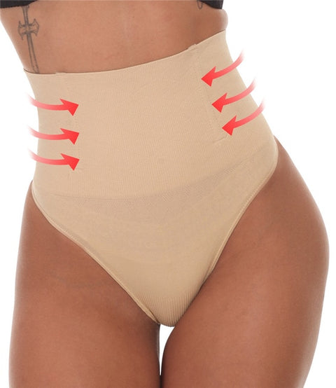 NINGMI Slimming Waist Trainer Butt Lifter Women Wedding Dress Seamless Pulling Underwear Body Shaper Tummy Control Panties Thong