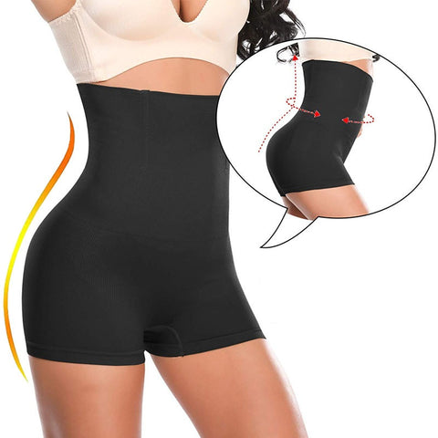 NINGMI Tummy Control Panties Knicker Women Butt Lifter Seamless Waist Trainer Body Shaper Sexy Short Brief Slimming Pant Girdles