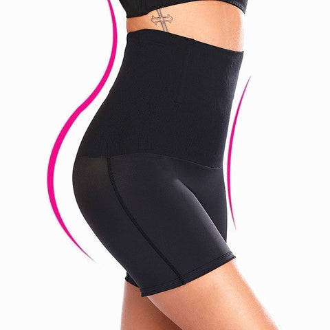 NINGMI High Waist Trainer Women Control Panties Seamless Tummy Belly Body Shaper Slimming Pant Butt Lifter Sexy Underwear Briefs