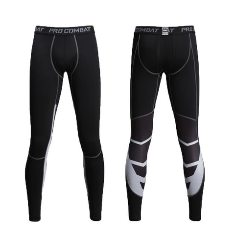 NINGMI Tight Compression Pant Quick Dry Fitness Legging Men Waist Trainer Slimming Underwear Body Shaper Control Panties Trouser